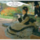 Monet, Claude: Camille Monet on a Garden Bench
