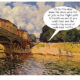 The Bridge at Hampton Court - Alfred Sisley