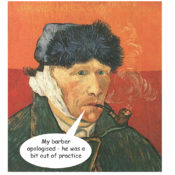 Van Gogh self portrait (after cutting ear off)