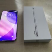 iPhone Air review showing Apple’s lightest iPhone unboxed with its slim design and display next to packaging