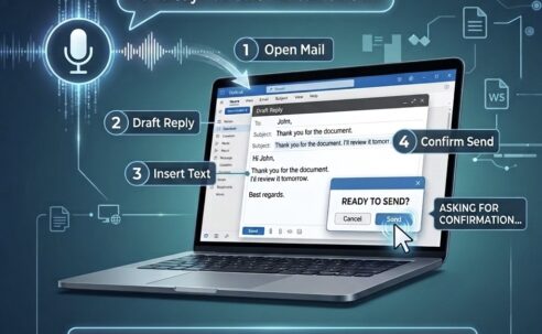 AI assistant controlling desktop software with GPT-5.4 computer use capabilities
