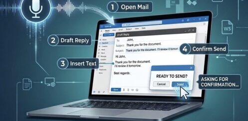 AI assistant controlling desktop software with GPT-5.4 computer use capabilities