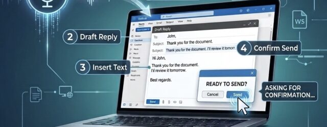AI assistant controlling desktop software with GPT-5.4 computer use capabilities