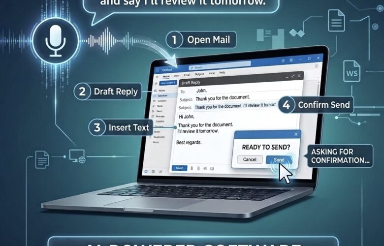 AI assistant controlling desktop software with GPT-5.4 computer use capabilities