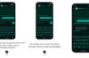 Google Rambler demonstration showing hesitant speech being turned into a clean WhatsApp message on a Pixel phone